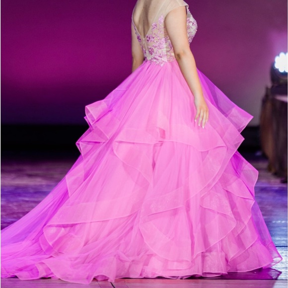 Pageant gown Teen fully stoned on top - Picture 4 of 11